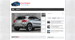 Desktop Screenshot of carfreecalculator.com